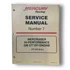 Mercury Service Manual No. Mercruiser Hi-performance Gm 377 Cid 90-840500 300 New. Price: $9.95.