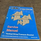 1997 Omc Oem Sterndrive "by" Verticaldrive/transom Bracket Manual PN501198 Used. Price: $24.95.
