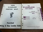Used Oem 1966 60HP Sportfour + Hd Evinrude Service Manual P/n 4284. Price: $19.98.
