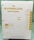 Evinrude 4487 4486 Service Manual Lot 1968 Used. Price: $25.01.