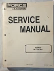 Mercury Force 90-823267 1-12/1993 90, 120 Hp Outboard Service Manual Used. Price: $39.95.