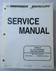1999 Mercury/mariner 75 Hp 4-STROKE 2000 & Newer Service Manual P/n 90-858895 Used. Price: $15.96.