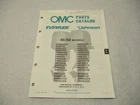 432221 Omc Evinrude Johnson 1988 Outboard 40/50 Hp Model Parts Catalog Used. Price: $11.07.