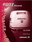 2007 Johnson 9.9 - 15HP Stroke Service Manual Usb New. Price: $19.95.
