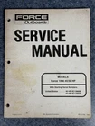 Force Outboards 90-831250 Service Manual 40/50 H.p. 1996 Used. Price: $64.99.
