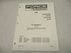 OB4273 Outboard Parts Catalog Force 35 Hp Models 1989 Mirro Grumman Used. Price: $14.75.