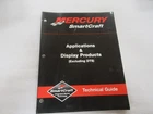 Mercury Outboards Application & Display Products Service Manual P/n 90-891965 Used. Price: $9.59.