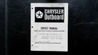 Chrysler Outboard Service Manual 3 & 4 Cylinder OB1565 1982 Marine Good. Price: $49.99.