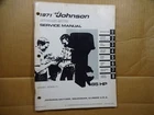 1971 Johnson Hp 85ESL71 Outboard Service Manual JM-7110A Used. Price: $11.00.