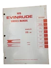 1970 Evinrude Starflite Hp Model 115083 Service Manual Item 4691 Used. Price: $13.95.