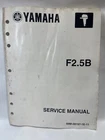 Yamaha Service Manual F2.5B 4-STROKE LIT-18616-02-42 69M-28197-1E-11 1ST 2002 Used. Price: $15.99.