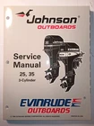 1997 Omc Brp Johnson Evinrude "eu" 25 & 35 Hp 3-CYL Service Manual 507264 Used. Price: $49.95.