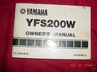 1988 1989 Yamaha Owners Manual Used. Price: $13.25.