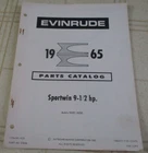 1965 Evinrude 1/2 Hp Sportwin 9522C 9523C Outboard Parts Catalog Manual Used. Price: $21.49.