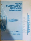 1973 Evinrude 40 Hp Omc Outboard Service Shop Manual #4907 Used. Price: $18.99.