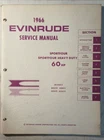 1966 Evinrude 4284 60 Hp Models Outboard Service Manual Used. Price: $29.95.