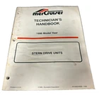Mercury Mercruiser 1996 Technician's Stern Drive Unit Handbook 90-806534960 Used. Price: $6.95.
