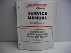 2000 Mercruiser Factory Service Manual # Gm 377 Efi 90-840500 Mercury Racing Used. Price: $18.99.