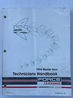 Force Outboards 90-823871940 893 Tecnician's Handbook Service Manual 1994 BN39 Used. Price: $12.76.