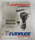 1992 Omc Johnson Evinrude 9.9 Thru 30 Hp Models Service Manual P/n 508282 Used. Price: $33.56.