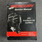 Mercury Service Manual 225 Pro Sport Xs Optimax 90-841916R01 Used. Price: $34.00.