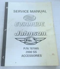 Evinrude Outboards 2000 Accessories Model Service Manual P/n 787065 Used. Price: $14.96.