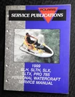 1999 Polaris Slh Slth Slx Sltx 785 Jet Ski Wave Runner Watercraft Service Manual Used. Price: $81.96.