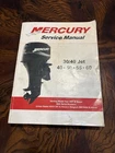 Mercury 30/40 Jet 50 55 60 Service Manual 2002 Edition 90-852572R02 Used. Price: $25.00.