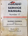 Used Oem Mercury Mercruiser Service Manual #17 Gm V-8 90-823225--1 1096. Price: $24.99.