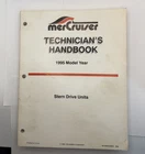 1995 Mercruiser Stern Drive Technician's Handbook Oem Manual 90-806534950 Good. Price: $26.99.