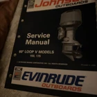 Omc Johnson Evinrude Service Manual "en" 60 Loop Models 150 175 Hp #508146 Used. Price: $38.00.