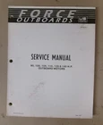 Used Force Outboard Service Manual 90, 100, 105, 125, 140HP Part # Ob 3874-1. Price: $22.00.