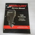 2005 Mercury Marine Outboard 75/90 Fourstroke Efi Service Manual P/n 90-897725 Used. Price: $39.00.