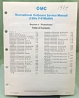 New Genuine Omc 394607-4 Section Four Powerhead Service Manual 1983. Price: $36.54.