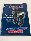 Johnson/evinrude Outboards 25, 35 Service Manual, Cylinder 507123 1995 Used. Price: $9.95.