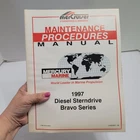 Operating Maintenance Procedures Manual Mercruiser 1997 Diesel Sterndrive Bravo Used. Price: $12.00.