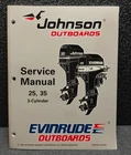1997 Eu 25 35 Hp 3-CYLINDER Johnson Evinrude Outboard Omc Manual 507264 Used. Price: $20.95.