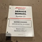 Mercruiser Service Manual #23 Gm V8 454 7.4L Cid 502 8.2L 90-861326-1 Book Used. Price: $60.00.