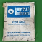 Chrysler Marine Boat Outboard Motors Service Manual 3 & 4 Cylinder OB1565 Used. Price: $20.00.