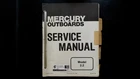 Mercury Outboards Service Manual Model 2.2 Part 90-44477 1984 Good. Price: $49.99.