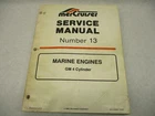 90-816462 695 Mercruiser Service Repair Manual 13 Gm 4-CYL Marine Engines 1990-9 Used. Price: $14.95.