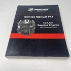 Mercury Mercruiser 2014 Service Manual #43 4.3L Gasoline Engines 90-8M0041669 Used. Price: $49.99.