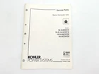 Kohler TP-5229 4/93A Genuine Oem Marine Generator 20CCOZ Service Parts Manual New. Price: $17.95.