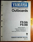 Yamaha F9.9A F9.9B T9.9MH T9.9EH T9.9ER Outboard Service Manual 290143 92 Used. Price: $30.00.