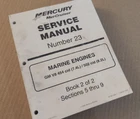 Mercury Mercruiser #23 Gm V-8 Book Of Service Manual P/n 90-861326-1 Worn Used. Price: $13.99.