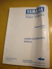 Yamaha Marine Water Vehicles Super Jet SJ700AW Owners Operators Manual 6 Chaps Used. Price: $39.98.