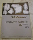1973 Johnson Hp 20R73 20RL73 Outboard Parts Catalog Manual Used. Price: $16.29.