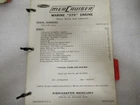 PM41 1970 Mercruiser Marine "270" Engine Parts List Manual P/n C-90-57570 Used. Price: $17.39.
