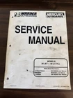 Mercury / Mariner Service Manual 30 Jet 40 (4CYL) 90-814676R1 Used. Price: $30.00.