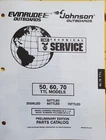 1995 Evinrude Johnson Omc Parts Catalog 50/60/70TTL Models P/n 438165 Used. Price: $14.99.